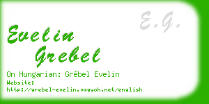 evelin grebel business card